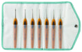 Lace Crochet Hooks Set of 7 Size No.0-12 Case Gift Set Clover Pen-E ‎43-605 NEW_1