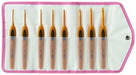 Soft Touch Handle Grip Crochet Hooks 8 Size 2.0-6.0mm Set Clover Pen-E NEW_1