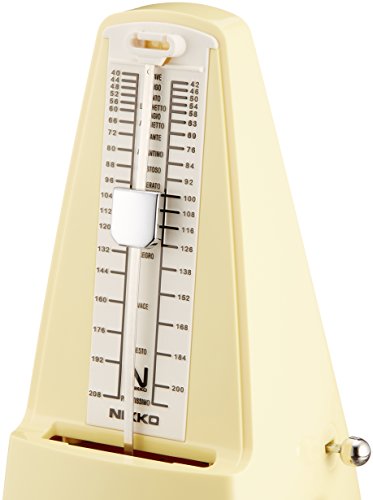 NIKKO Standard Pearl Yellow Metronome 236 Tempo: 40 - 208 times / minute NEW_2