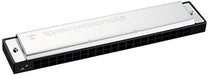 TOMBO No.3121 A# Key TOMBO BAND  21 holes Tremolo Harmonica Silver NEW_1