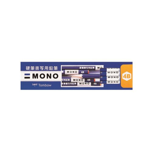 Tombow MONO KOUHISTU (Calligraphy) 4B Wood-cased Pencils 12-Piece KM-KKS4B NEW_1