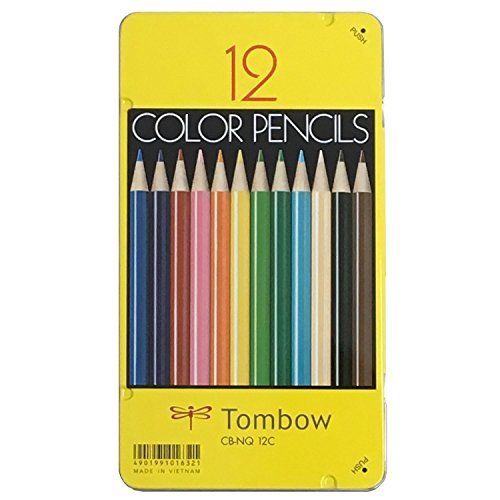 Dragonfly pencil colored pencil NQ 12 color CB-NQ12C NEW from Japan_1