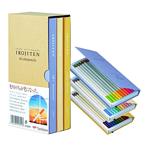 TOMBOW Irojiten Vol.3 Color Pencils Dictionary (Seascape) CI-RTC-30C (51527) NEW_1