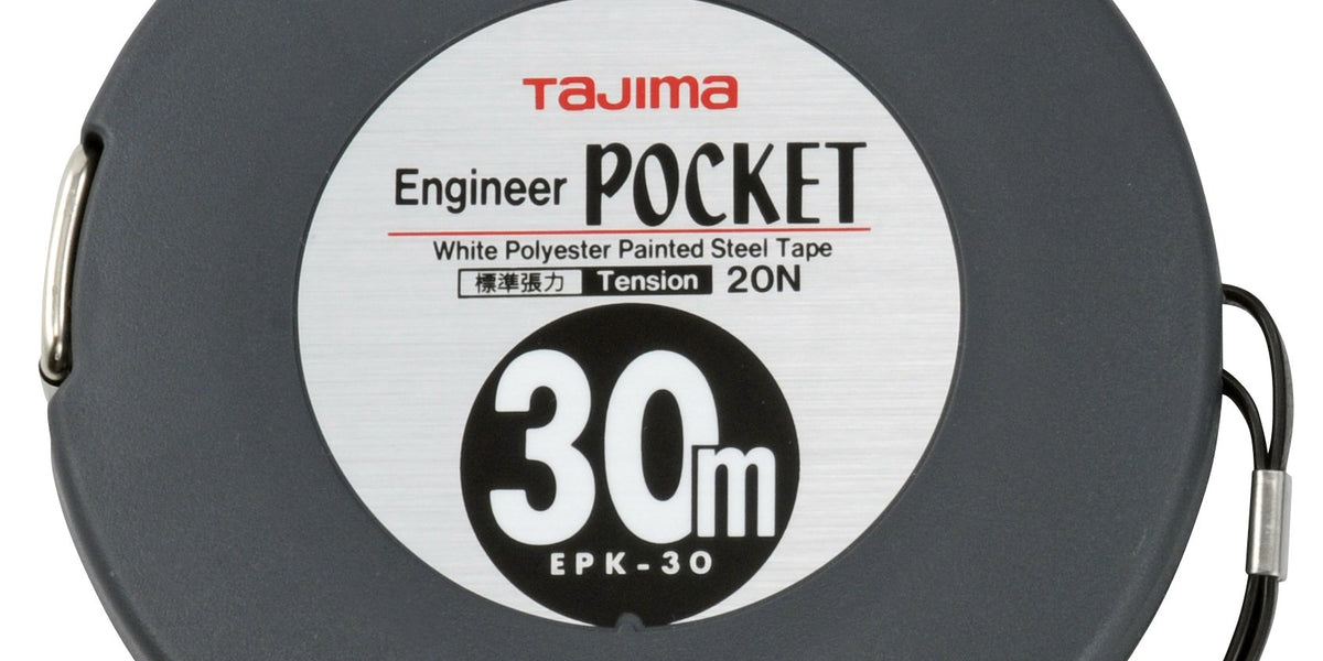 Tajima Pocket Scale EPK-30BL 10mm 30m Tape Measure tension:20N