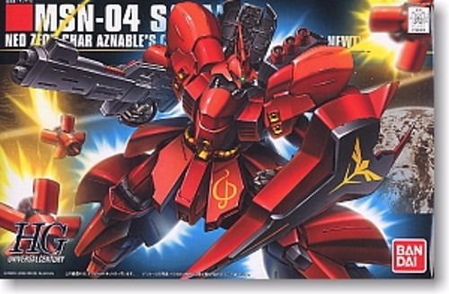 BANDAI HGUC 1/144 MSN-04 SAZABI Plastic Model Kit Gundam Char's Counter Attack_1