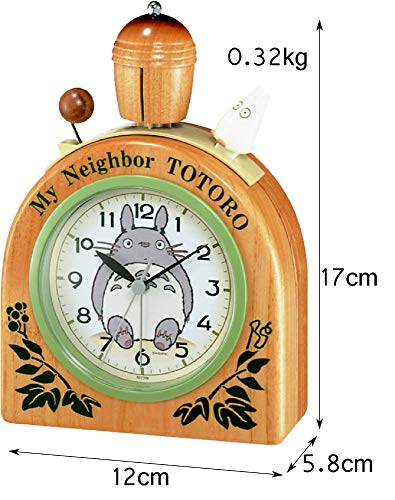 CITIZEN My Neighbor Totoro Alarm Clock R455N 4RA455MN06 (17x12x5.8cm) NEW_5