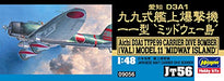 Hasegawa JT56 AICHI D3A1 BOMBER(VAL) MIDWAY ISLAND 1/48 Scale Plastic Model Kit_3