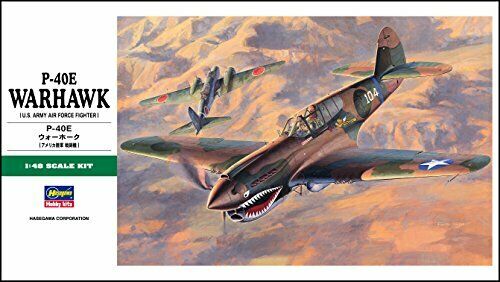 Hasegawa 1/48 Scale U.S. Army Air Force Fighter P-40E WARHAWK Plastic Model Kit_2