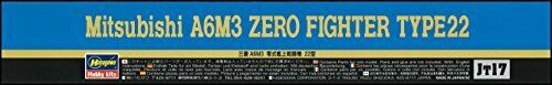 Hasegawa 1/48 Japanese Navy Mitsubishi A6M3 Mitsubishi A6M Zero 22-inch plastic_5