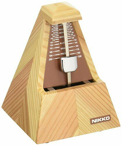 NIKKO 'So' 610 Wooden Pendulum Metronome New from Japan_1