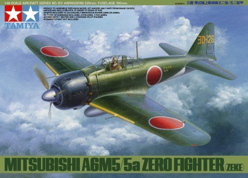 TAMIYA 1/48 Mitsubishi A6M5/5a Zero Fighter (Zake) Type 52/52 Koh Model Kit NEW_2