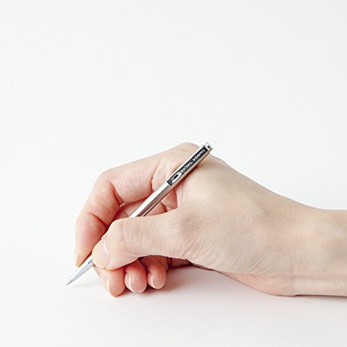 Mini Ballpoint Pen Zebra 0.7 mm Black Ink (T-3) Silver Body for pocket book NEW_2