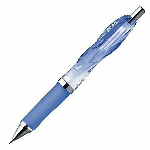 Zebra mechanical pencil New spiral CC Clear Blue MA51-CBL from Japan_1