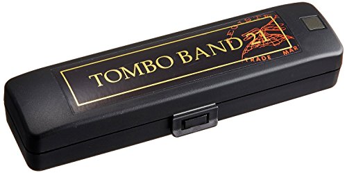 TOMBO 3121 Two-Tone Harmonica Cm Tone Dragonfly Band, 21 Holes Resin NEW_2