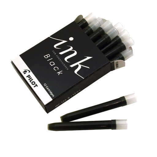 PILOT IRF-12S Cartridge Ink for Fountain Pen  Black 12 pcs NEW from Japan_1