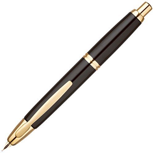 PILOT Fountain Pen FC-15SR-B-M Capless Black Medium from Japan_1