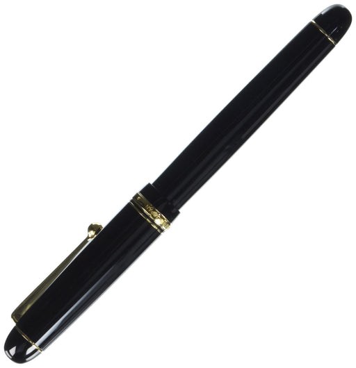 Pilot Fountain Pen Custom 74 Black Broad Point Resin 14K No.5 Nib FKK1000RB-B_1