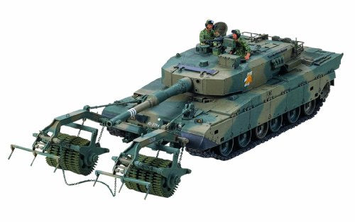 TAMIYA 1/35 J.G.S.D.F. Type 90 Tank w/Mine Roller Model Kit NEW from Japan_1