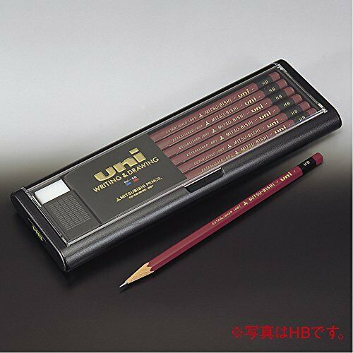 Mitsubishi Pencil Uni Wooden Pencil 6B 1 dozen U6B NEW from Japan_2