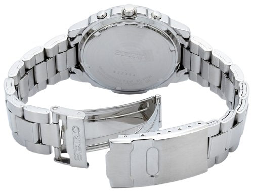 Seiko Chronograph Watch SND187P Oversea Model Men's Silver Band NEW from Japan_2