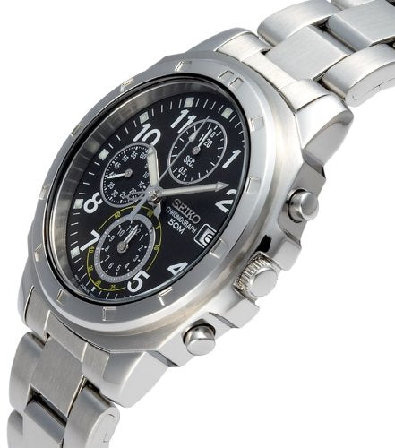 Seiko 5 Chronograph watch SND195P Oversea's Model Men's Stainless Steel NEW_3