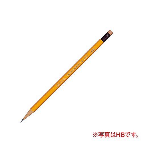 Mitsubishi Pencil with eraser pencil 9852 B 1 dozen K 9852 B NEW from Japan_1