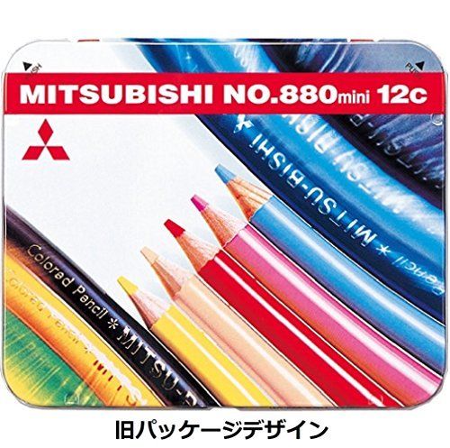 Mitsubishi Pencil mini colored pencil 880 12 colors K 880 M 12 CP NEW from Japan_3