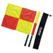 Morten Assistant referee flag FLN Yellow & Red 2set NEW from Japan_1