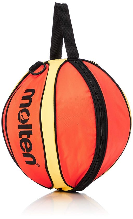 molten Basketball Ball Carry Case Shoulder Bag Nylon NB10R OrangexCreamF NEW_2
