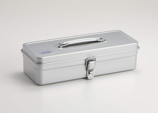 TOYO steel trunk type tool box T-320 Silver 33.3Lx9.7Wx13.7Hcm Made in Japan NEW_1