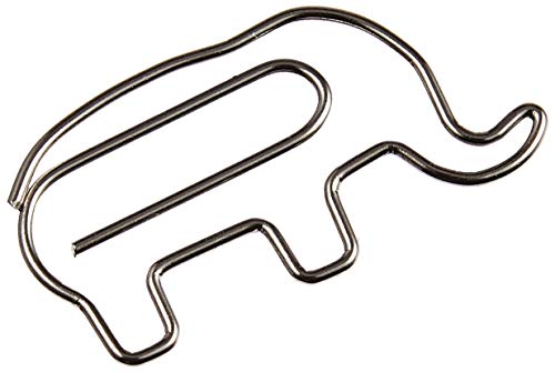 Midori D-Clips Elephant (43151006) Animal type paper clip NEW from Japan_1