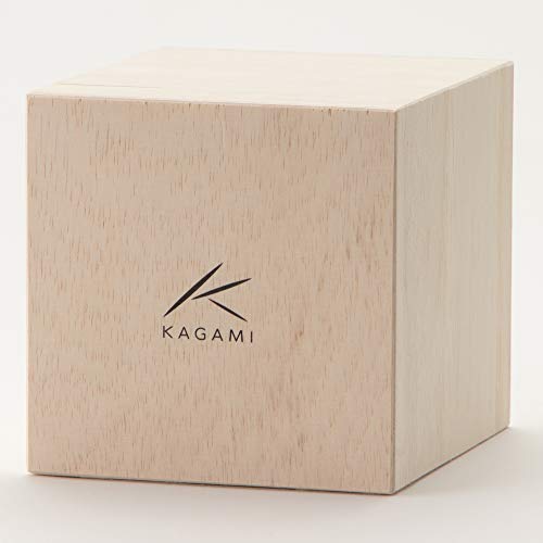 Kagami Crystal on the rocks T428-640 320cc Clear Made in Japan Red Crystal NEW_4