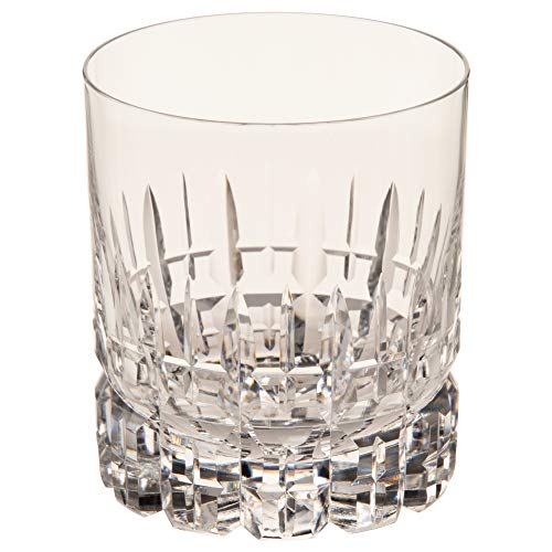 Kagami Crystal T429-642 Whiskey Glass 320cc Deep Cuts Bottom NEW