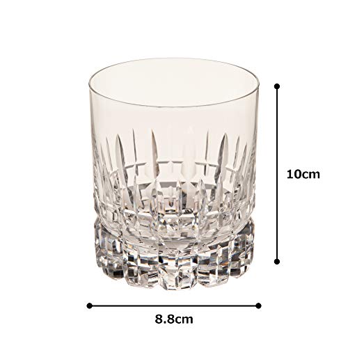 Kagami Crystal T429-642 Whiskey Glass 320cc Deep Cuts Bottom NEW from Japan_5