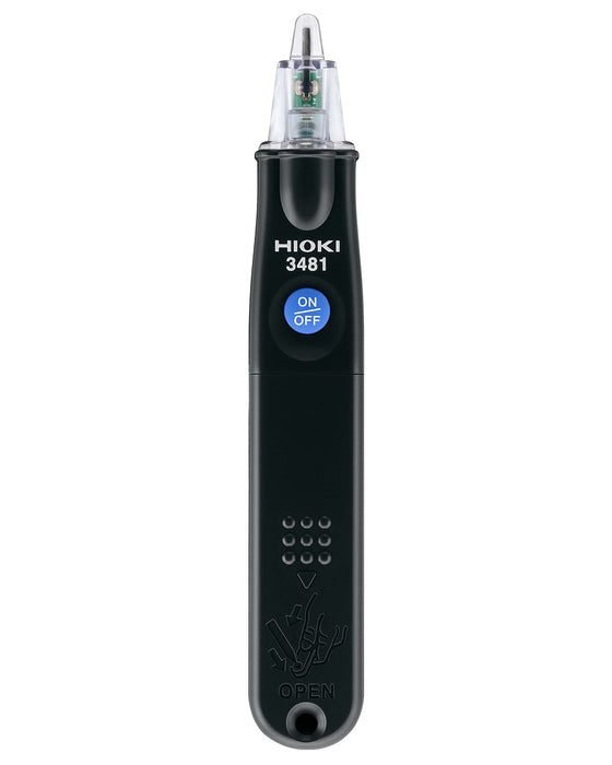 HIOKI 3481 voltage detector Battery Powered 40-80V CAT IV 600V Black White LED_1