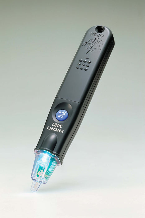 HIOKI 3481 voltage detector Battery Powered 40-80V CAT IV 600V Black White LED_2