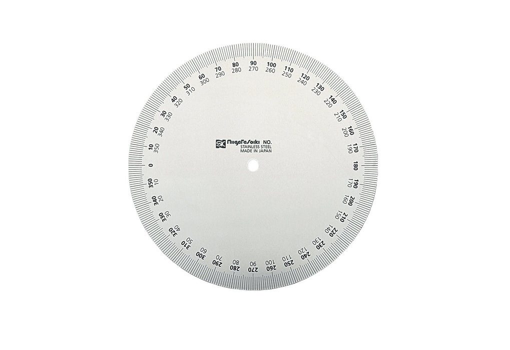 Niigataseiki PRT193-200 SK Protractor 200mm ‎No.193-200 Stainless Steel NEW_1
