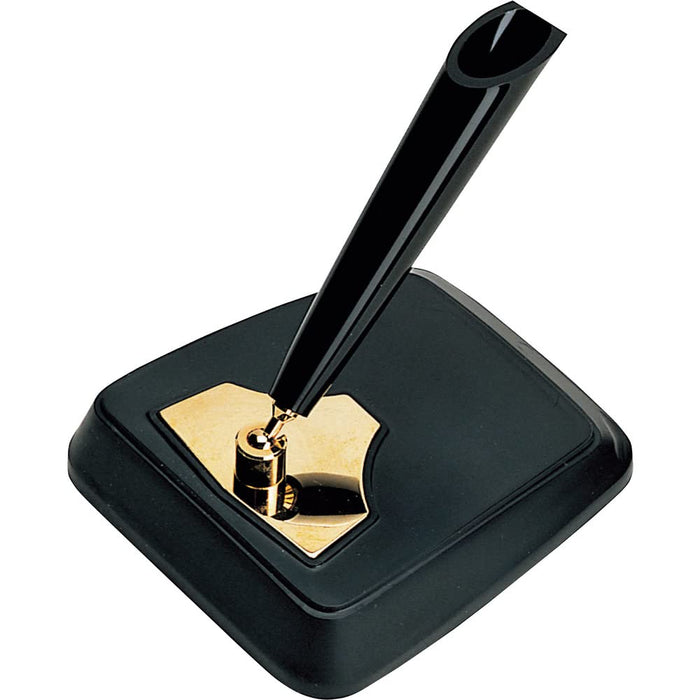Platinum Fountain Pen Desk Pen Stand DPD-1200E#0 ABS Resin Black 77.5x84.3mm NEW_1