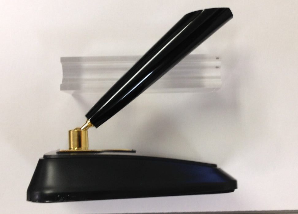 Platinum Fountain Pen Desk Pen Stand DPD-1200E#0 ABS Resin Black 77.5x84.3mm NEW_3