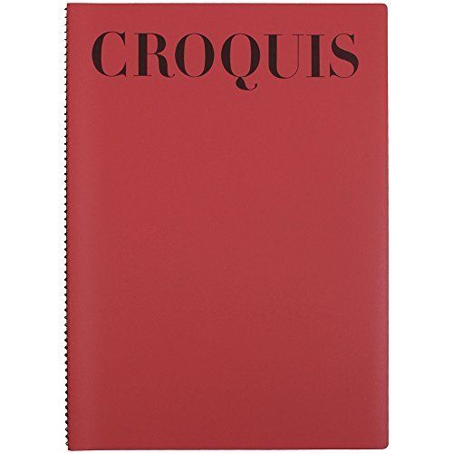 Maruman Sketchbook Croquy Book Standard A4 Red S231 A - 01 NEW from Japan_1