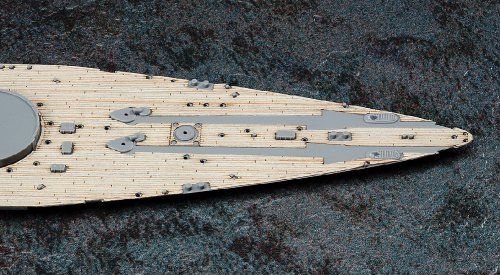 Hasegawa 1/350 Wooden Deck for Battleship Mutsu Detail Up Kit NEW from Japan F/S_3