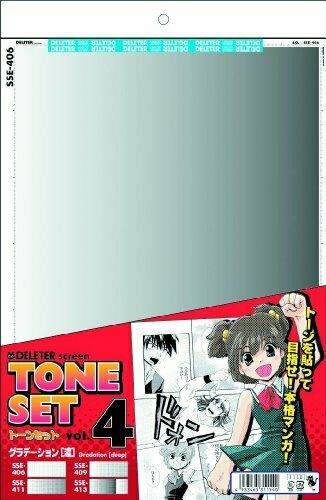 DELETER Screen Tone Set Vol.4 Manga Tools Kit  NEW from Japan_1