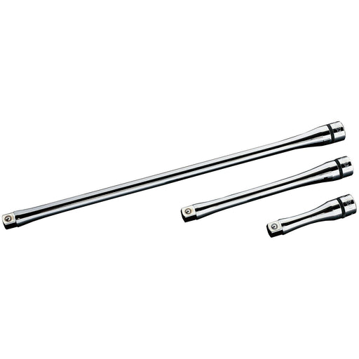 KTC NTBE303 Nepros 3/8 Inch Extension Bar 3 Pcs Set Steel (5GQ) 75, 150, 300mm_1