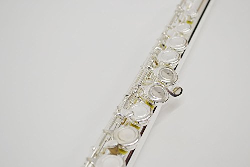 J Michael Flute For beginners FL-300S Silver plating finish Offset type ring key_5