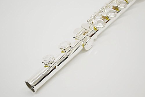 J Michael Flute For beginners FL-300S Silver plating finish Offset type ring key_7