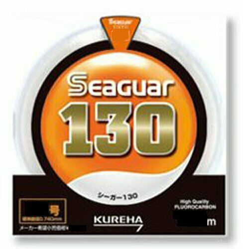 Kureha Seaguar 130 Fluorocarbon 100% No.14 50lbs 130m NEW from Japan_1
