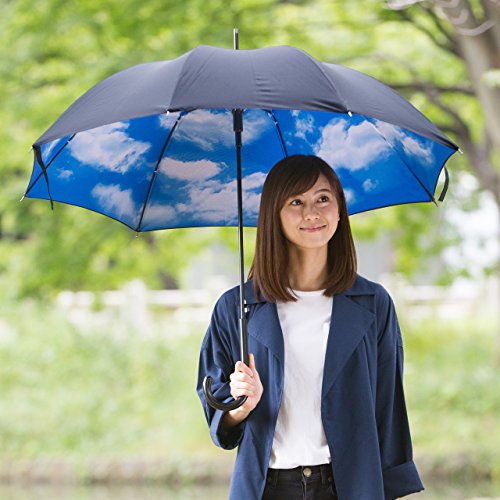 Leven Jump umbrella blue sky (unisex) 60cm LIEBEN-0480 NEW from Japan_4