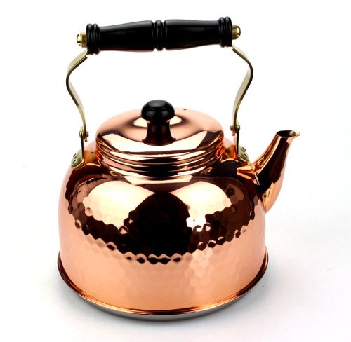 Sinkoukinzoku Pure copper kettle 2.3L IH-3517 Made in Japan IH200V, Gas stove_4