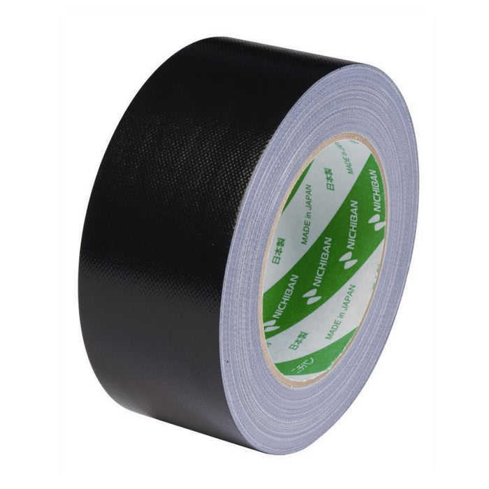 Nichiban Cloth Tape 50mm x 25m Roll 102N6-50 Black Ideal for sealing heavy items_1