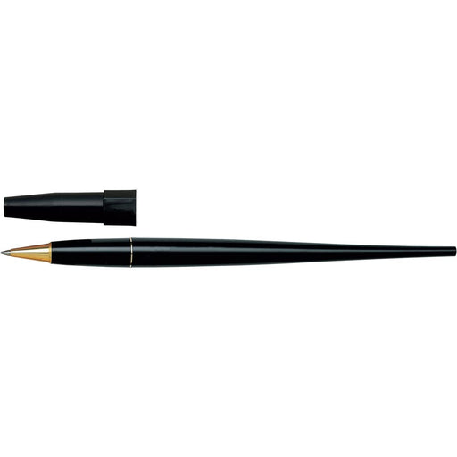 Platinum Fountain Pen Desk Ballpoint Pen Black DB-500S#1 Black Ink 169mm NEW_1